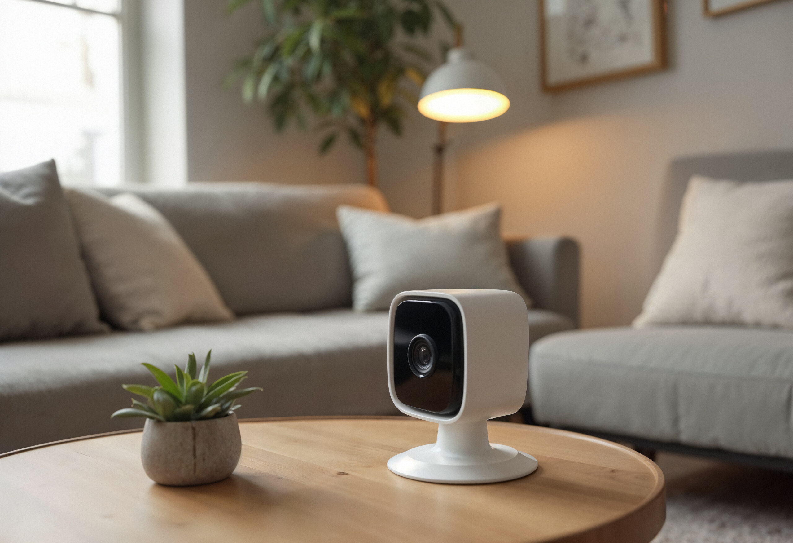 Cámara Wi-Fi interior con app móvil